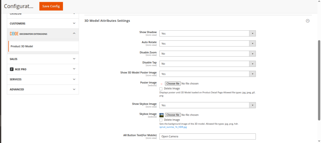 How to Add 3D Product View in Magento 2 with AR - Guide